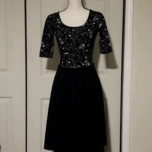 LuLaRoe Black & White Dress Size XS